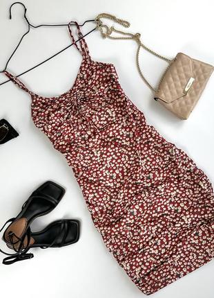 Трендовое платье на завязках от shein