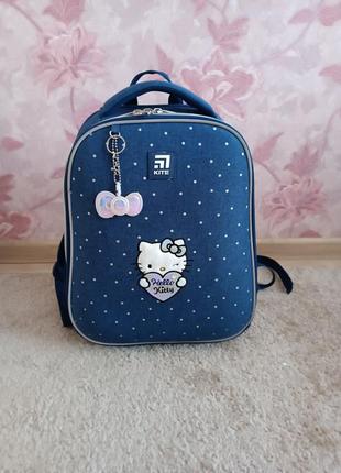 Рюкзак шкільний каркасний kite education hello kitty (hk22-531m