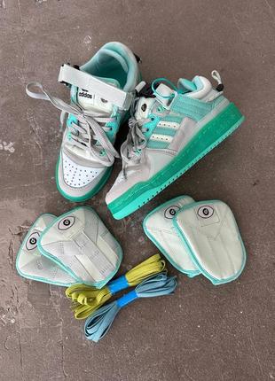Женские кроссовки adidas forum x bad bunny mint 36-37-38-39-40-41