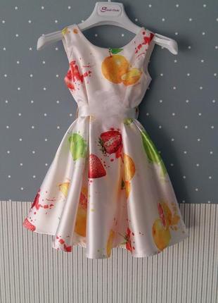 Легкое платье sarah chole (италия) на 2-3 годика (размер 92-98)7 фото