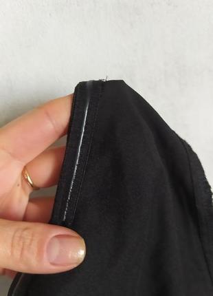 Черная атласная блуза блузка missguided4 фото