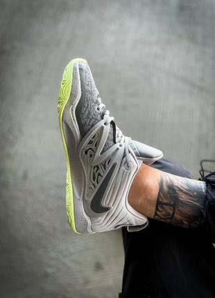 Мужские кроссовки nike kd 15 tb wolf "grey black volt green"#найк2 фото