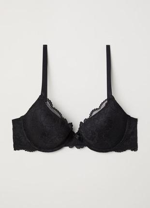 Бюстгальтер h&m padded lace bra 36c 80c