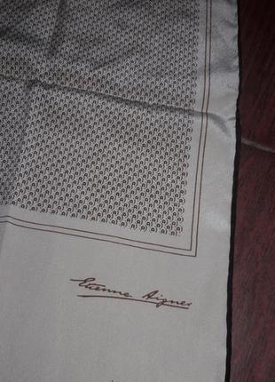 Шелковый винтажный шарфик италия etienne aigner2 фото