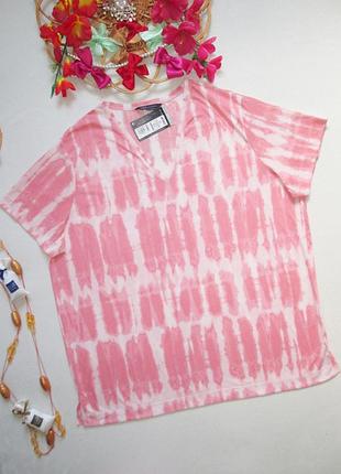 Суперовая футболка батал пв мраморный принт m&s 💜💖💜
