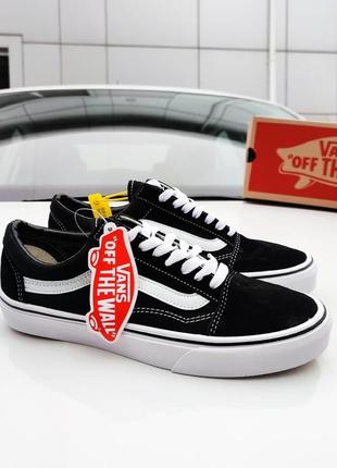 Кеды мужские vans old skool черные, летние кеды ванс олд скул демисезонные, вансы мужские