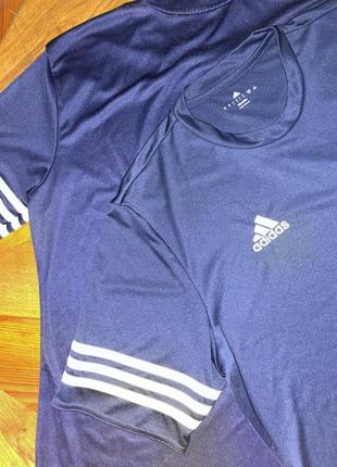 Adidas 3 stripes tee тешка climalite футболка спорт адик классическая3 фото