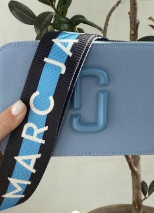 Сумка в стле marc jacobs / marc jacobs blue / трендовая сумка1 фото