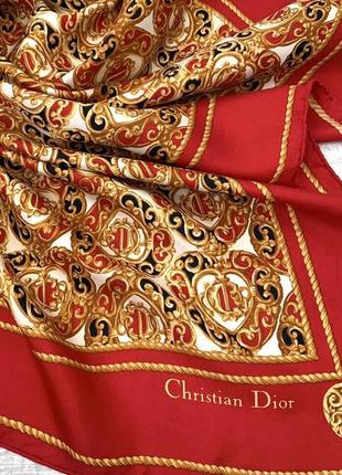 Платок из натурального шелка christian dior