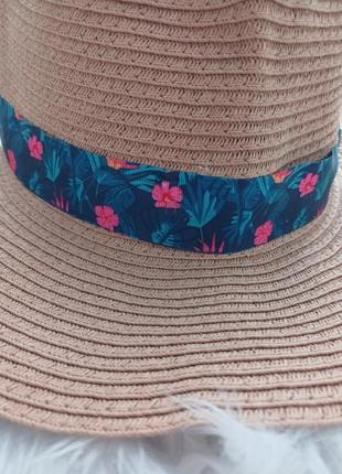 Пляжний капелюх, солом'яна шляпа5 фото