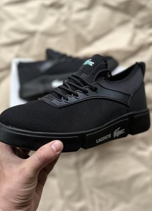 Кроссовки, кеды lacoste black6 фото