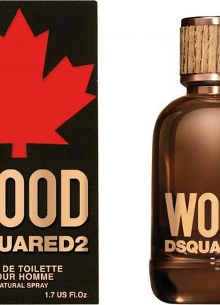 Туалетна вода для чоловіків dsquared2 wood for him 50 мл