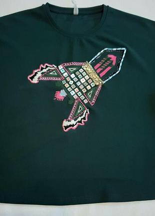 Блузка c пайетками