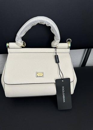 Сумка кожаная в стиле dolce gabbana