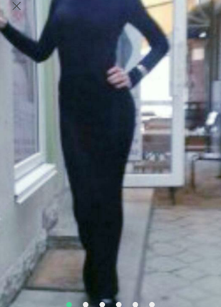 Платье гольф ангора с люрексом ручная работа