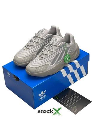 Мужские кроссовки adidas ozelia originals grey two#адидас