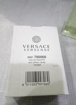 Versace versense женская туалетная вода 100мл,тестер3 фото