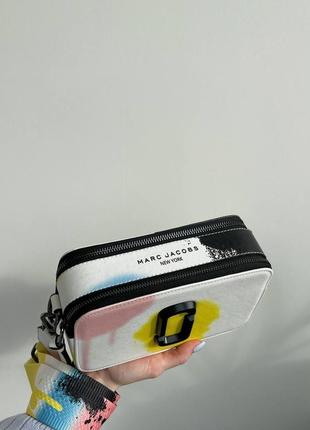 Сумка в стилі marc jacobs multicolor / жіноча сумка люкс якості9 фото