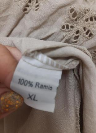 Натуральное платье сарафан рами rami крапива лен прошва аутентичный стиль8 фото