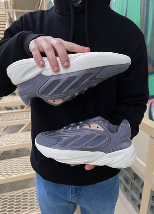 Чоловічі кросівки adidas ozelia dark grey gold