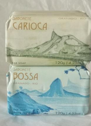 Carioca і bossa bar soap grando кремоподібне та поживне тверде мило1 фото