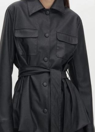 Кожанная рубашка