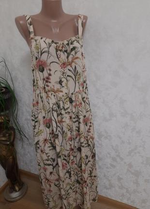 Новое платье сарафан аутентичный стиль полевых цветы2 фото