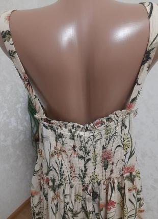Новое платье сарафан аутентичный стиль полевых цветы4 фото