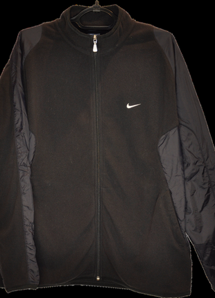 Мужская спортивная флисовая кофта-куртка nike9 фото