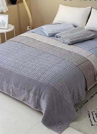 Натуральне махрове простирадло