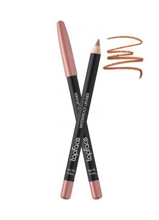 Карандаш для губ водостойкий topface waterproof lipliner 102