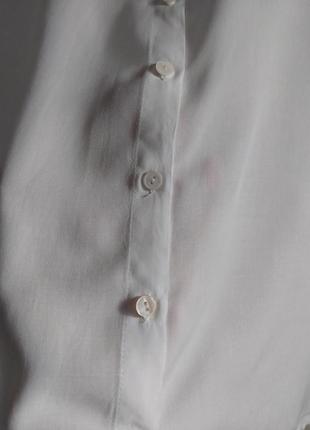 Женская летняя блузка mango m 46р., белая, вискоза5 фото