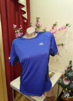 Мужская дышащая легенькая  футболка для бега decathlon р.м