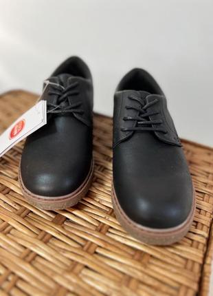 Туфлі мешти напівчеревички стильні чорні3 фото