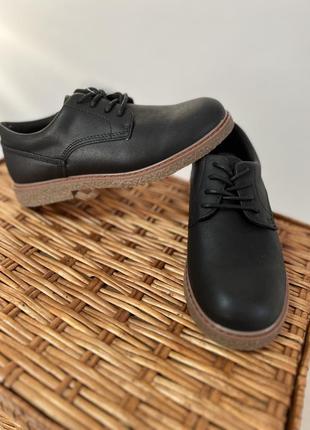 Туфлі мешти напівчеревички стильні чорні7 фото