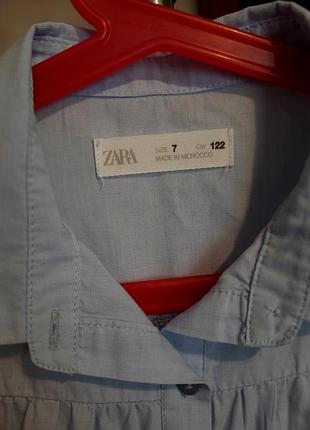 Рубашка 122р zara 4