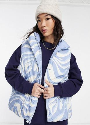Жилетка двухсторонняя adidas originals animal abstract оригинал новая