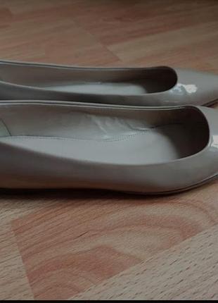 Кожаные балетки