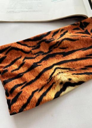 Двухсторонний лиф купальник тигровой расцветки missguided5 фото