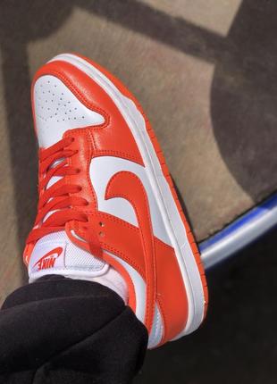 Nike sb dunk low orange оригинал оригінал1 фото