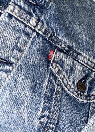 Levis denim jacket винтажная джинсовка стрит стиль классическая куртка5 фото