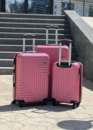 Качественный чемодан по низкой цене,пластик,4 колеса,дорожная сумка,кодовый замок, чемодан, удобная кладь,средний, большой3 фото