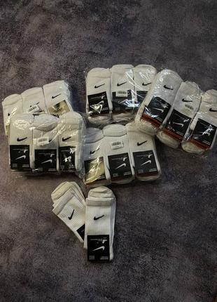 Високі білі шкарпетки nike | носки найк | тренувальні, розмір 41-442 фото