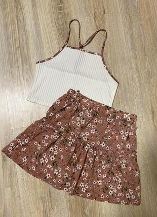 Костюм топ + спідничка