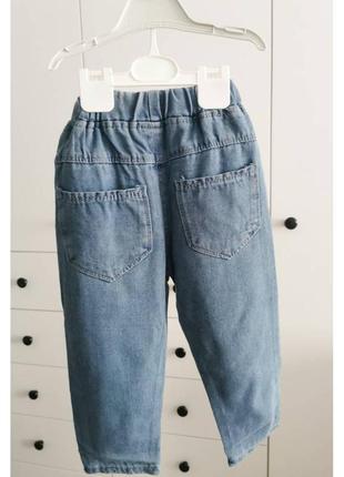 Джинси 90 - 140 см штани джинсові на резинці2 фото