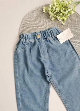 Джинси 90 - 140 см штани джинсові на резинці4 фото