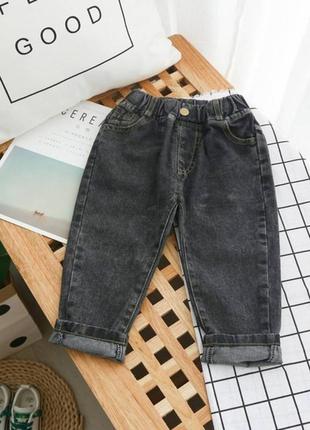 Джинсы 90 - 140 см брюки джинсовые на резинке