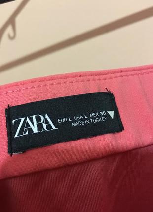 Юбка zara button-down mini skirt8 фото