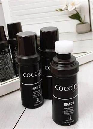 Крем-паста белая для обуви coccine bianco 75мл3 фото