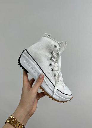 Кроссовки converse run star hike high top white1 фото